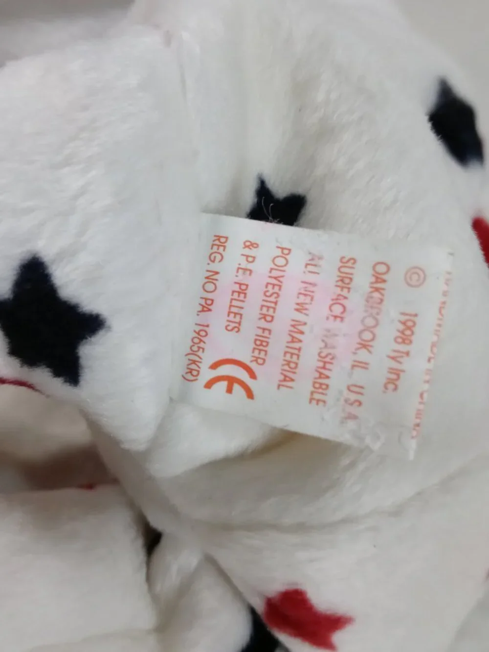 Ty Original Beanie Babies Retried Rare 98' Glory/ 99' Spangle Plush w Tags